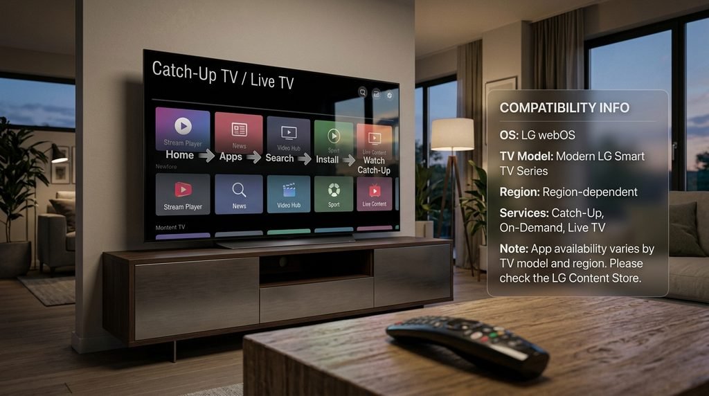 catch up tv on lg smart tv