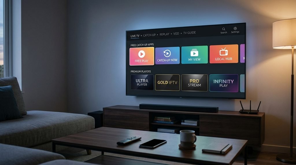 catch up apps on samsung tv